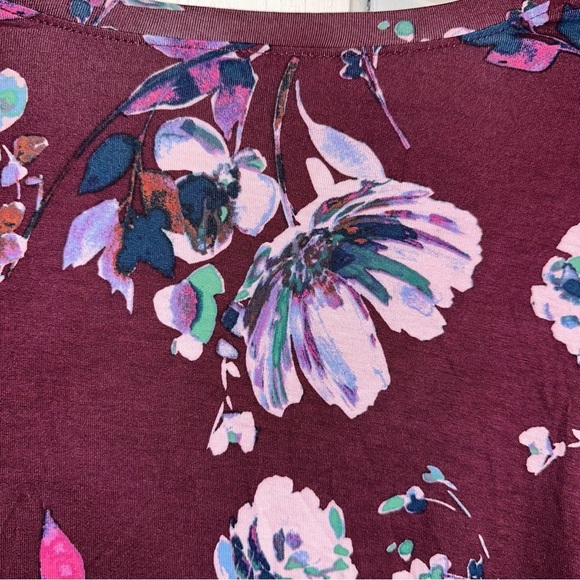 Motherhood Maternity Side Ruched Scoop Neck Half Sleeve Knee Length Dress 1X - Picture 5 of 7